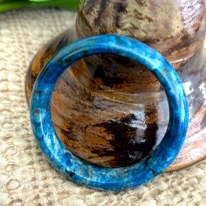 Apatite Crystal Bangle 💙🌷💙